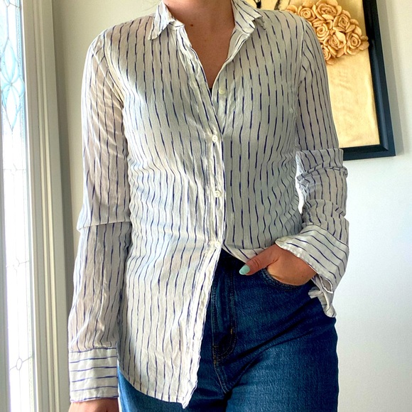 Jcrew striped button down - Picture 1 of 4
